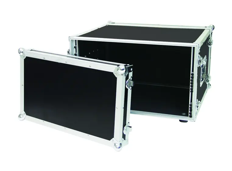 Effect rack CO DD, D:36cm, 6U, svart 